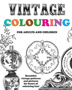 portada Vintage Colouring for Adults and Children (en Inglés)
