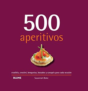 portada 500 Aperitivos (500 Recetas) (in Spanish)