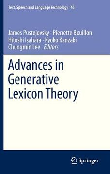 portada advances in generative lexicon theory (in English)