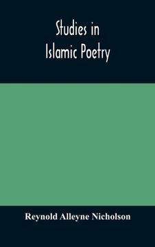 portada Studies in Islamic poetry (en Inglés)