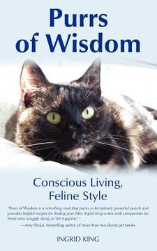 portada purrs of wisdom: conscious living, feline style (in English)