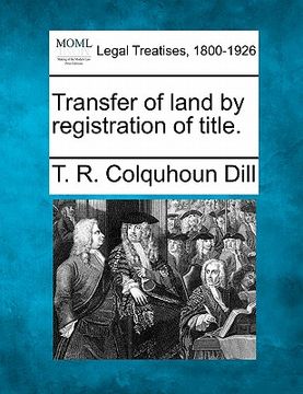 portada transfer of land by registration of title. (in English)