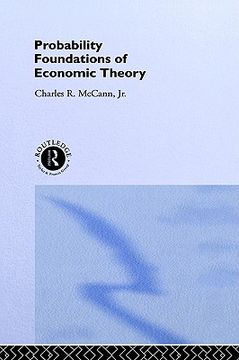 portada probability foundations of economic theory (en Inglés)