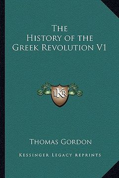 portada the history of the greek revolution v1