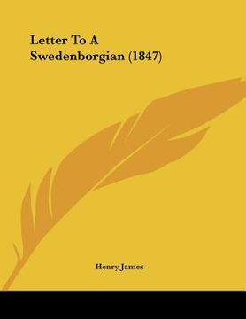 portada letter to a swedenborgian (1847) (in English)