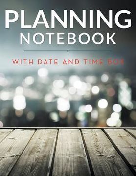 portada Planning Notebook With Date And Time Box (en Inglés)