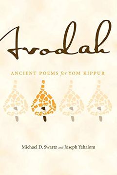 portada Avodah: Ancient Poems for yom Kippur (in English)