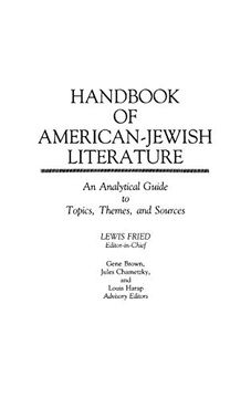 portada Handbook of American-Jewish Literature: An Analytical Guide to Topics, Themes, and Sources 