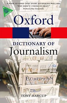 portada A Dictionary of Journalism (Oxford Quick Reference)