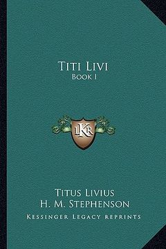 portada titi livi: book i (en Inglés)