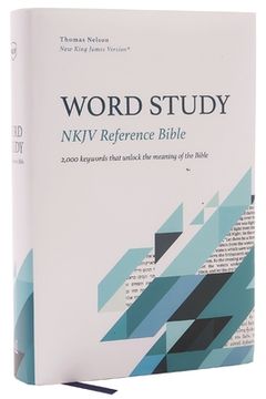 portada Nkjv, Word Study Reference Bible, Hardcover, red Letter, Comfort Print: 2,000 Keywords That Unlock the Meaning of the Bible (in English)