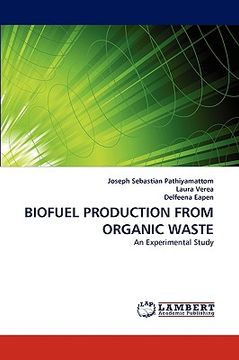 portada biofuel production from organic waste (en Inglés)