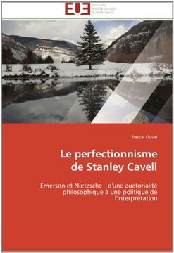 portada Le Perfectionnisme de Stanley Cavell