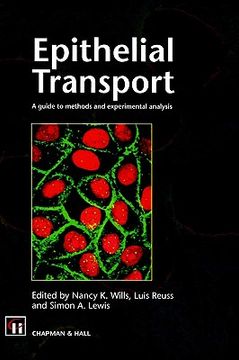 portada epithelial transport: a guide to methods and experimental analysis (en Inglés)