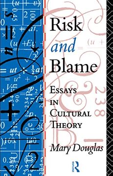 portada Risk and Blame: Essays in Cultural Theory (in English)