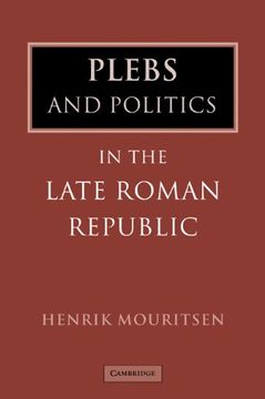 portada Plebs Politics Late Roman Republic (en Inglés)
