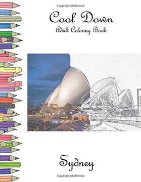 portada Cool Down - Adult Coloring Book: Sydney (en Inglés)