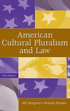 portada American Cultural Pluralism and law (en Inglés)