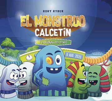 portada El Monstruo Calcetín y la Máquina del Tiempo (in English)