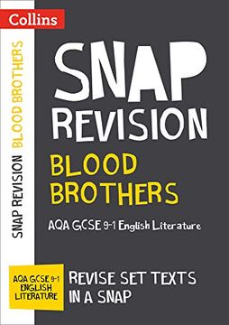 portada Blood Brothers: Aqa Gcse 9-1 English Literature Text Guide (Collins Gcse 9-1 Snap Revision) 