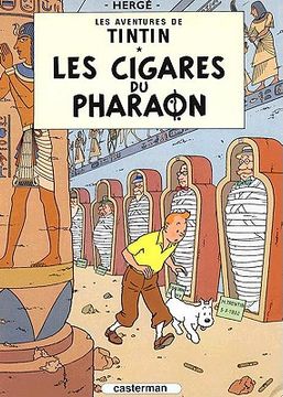 portada les cigares du pharaon = cigars of the pharaoh (in French)