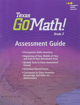 portada Houghton Mifflin Harcourt Go Math! Texas: Assessment Guide Grade 3