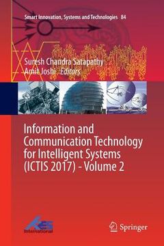 portada Information and Communication Technology for Intelligent Systems (Ictis 2017) - Volume 2 (en Inglés)