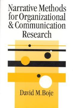 portada narrative methods for organizational & communication research (en Inglés)
