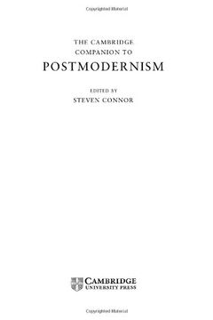 portada The Cambridge Companion to Postmodernism Hardback (Cambridge Companions to Literature) (en Inglés)