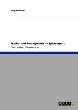 portada Psycho- und Soziodynamik im Spitzensport