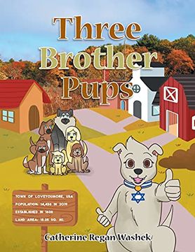 portada Three Brother Pups (en Inglés)