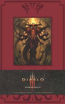 portada Diablo Burning Hells Hardcover Blank Journal (Gaming) (in English)