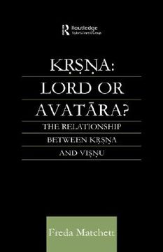 portada krsna: lord or avatara?: the relationship between krsna and visnu (en Inglés)