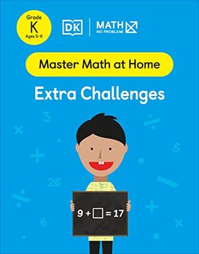 portada Math - no Problem! Extra Challenges, Kindergarten Ages 5-6 (Master Math at Home) 