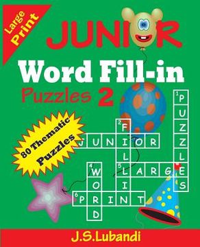 portada JUNIOR Word Fill-in Puzzles 2 (in English)