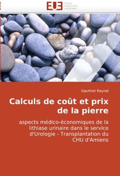 portada Calculs de Cout Et Prix de La Pierre