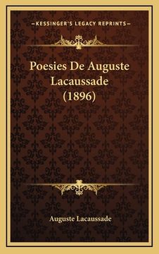 portada Poesies De Auguste Lacaussade (1896) (en Francés)