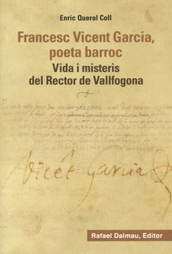 portada Francesc Vicent Garcia, Poeta Barroc (en Catalá)