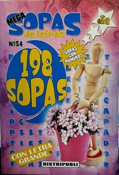MEGA SOPA DE LETRAS 100 CON LETRA GRANDE N°54 TAMBIEN SOPAS CON NUMEROS