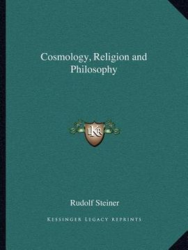 portada cosmology, religion and philosophy (in English)
