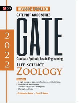 portada GATE 2022 Life Science Zoology- Guide by Dr. Prabhanshu Kumar, Dr. Nibedita Mukhopadhyay (en Inglés)