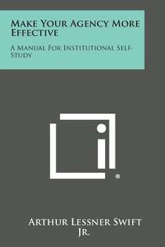 portada Make Your Agency More Effective: A Manual for Institutional Self-Study (en Inglés)