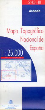 portada mapa topográfico nacional de españa. escala 1:25.000. 243-ii. arnedo.