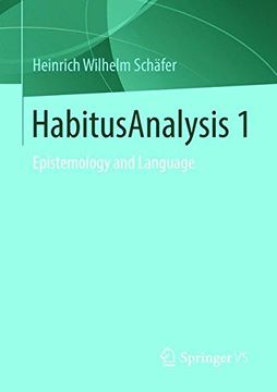 portada Habitusanalysis 1: Epistemology and Language (en Inglés)