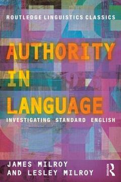 portada authority in language (en Inglés)
