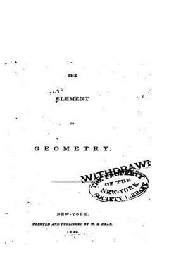 portada The Element of Geometry (en Inglés)