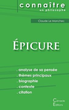 portada Comprendre Épicure (analyse complète de sa pensée) (in French)