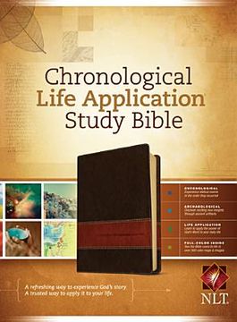 portada Chronological Life Application Study Bible NLT, TuTone (en Inglés)