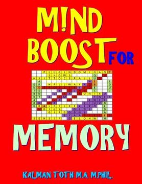portada M!nd Boost for Memory: 132 Entertaining & Challenging Large Print Word Search Puzzles (in English)