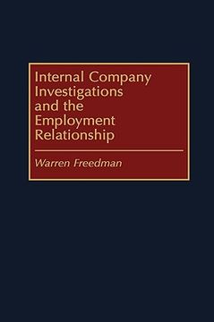 portada internal company investigations and the employment relationship (en Inglés)